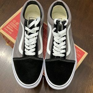 Brand New Vans Pewter/Black
